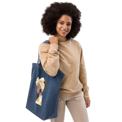 Organic denim tote bag - ModaMix
