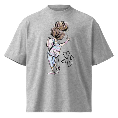 organic oversized high neck t-shirt - ModaMix