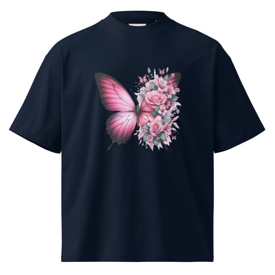 organic oversized high neck t-shirt - ModaMix