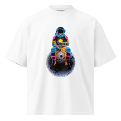 organic oversized high neck t-shirt - ModaMix