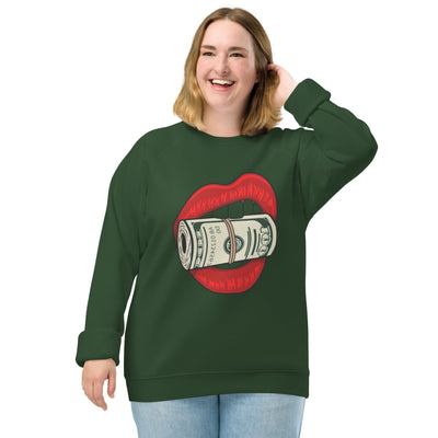 organic raglan sweatshirt - ModaMix