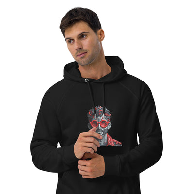 Unisex eco raglan hoodie - ModaMix