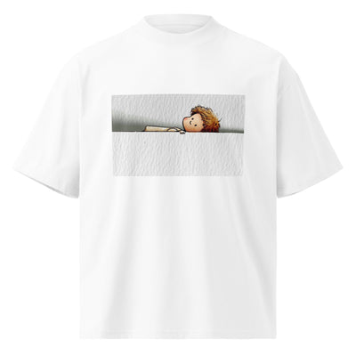 Unisex organic oversized high neck t-shirt - ModaMix