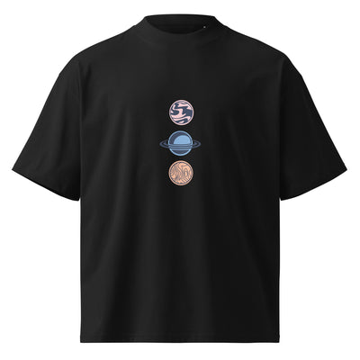 Unisex organic oversized high neck t-shirt - ModaMix