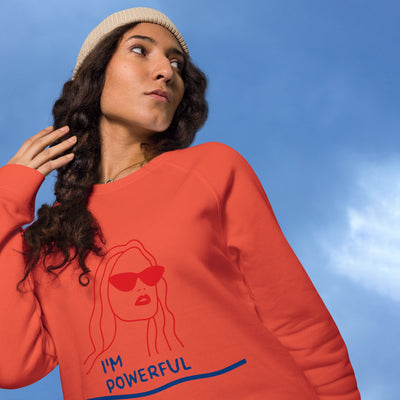 Unisex organic raglan sweatshirt - ModaMix
