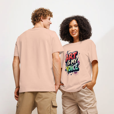 Unisex organic ribbed neck t-shirt - ModaMix