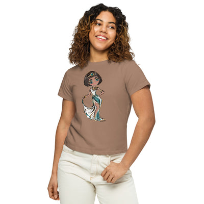 Women’s high - waisted t-shirt - ModaMix